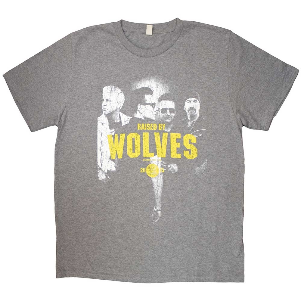 U2 - Raised By Wolves Heren Tshirt - Grijs